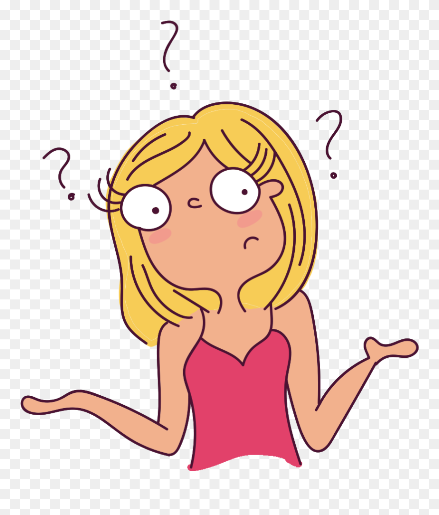 Transparent Question Mark Face Png - Cartoon Question Mark Clipart