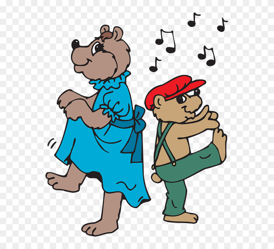 Bears Dancing Clipart - Png Download
