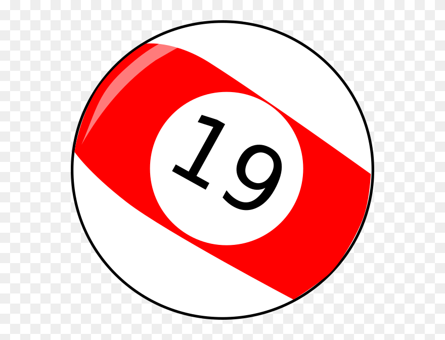 Billiards Ball Clip Art Black And White - Png Download