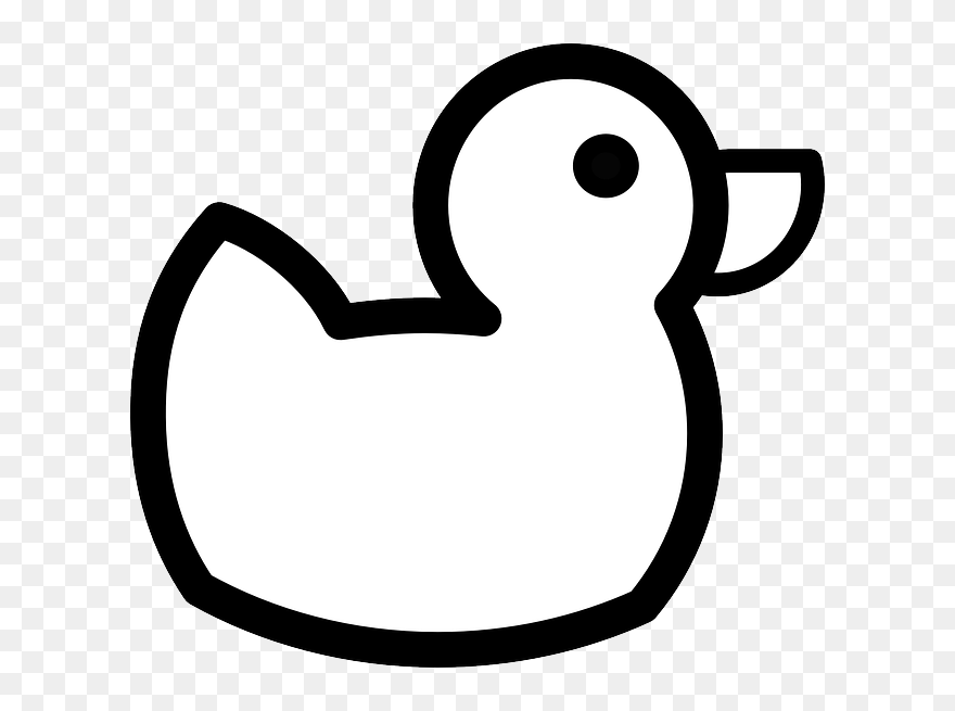 Duck, Animal, Chicken - Duck Outline Clipart - Png Download
