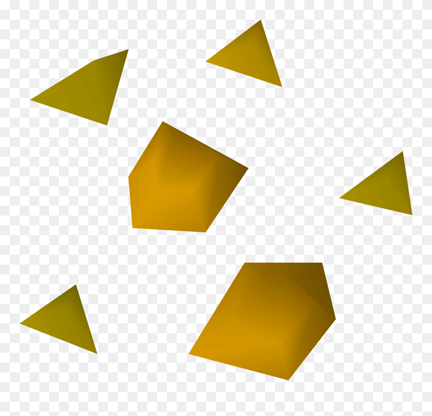 Hillbilly Clipart Gold Nugget - Triangle - Png Download