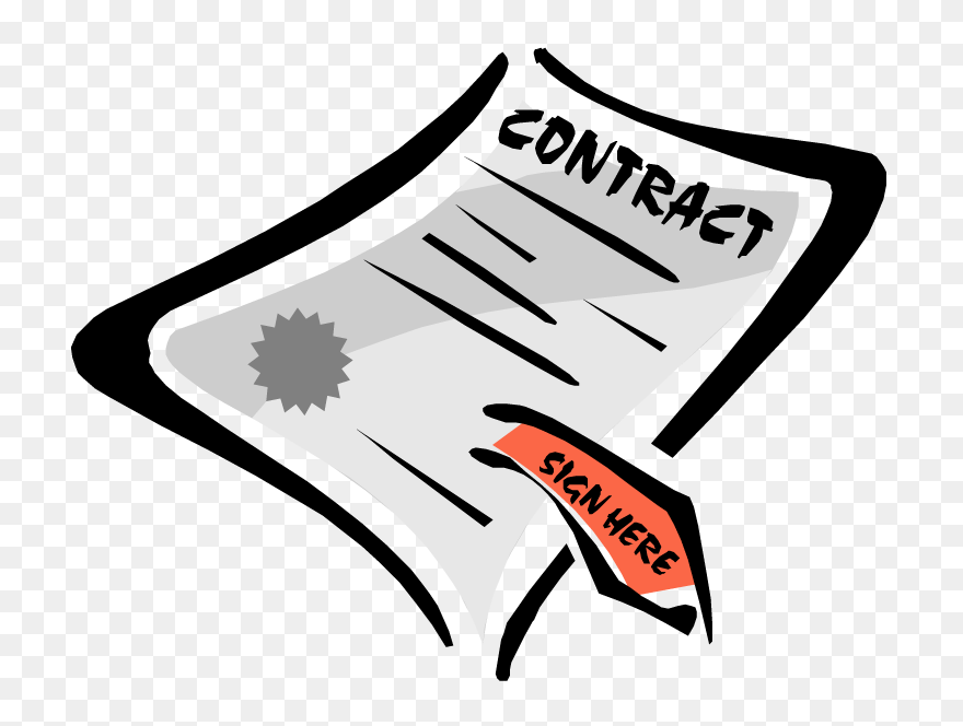 Download Contracts - Contract Clip Art - Png Download