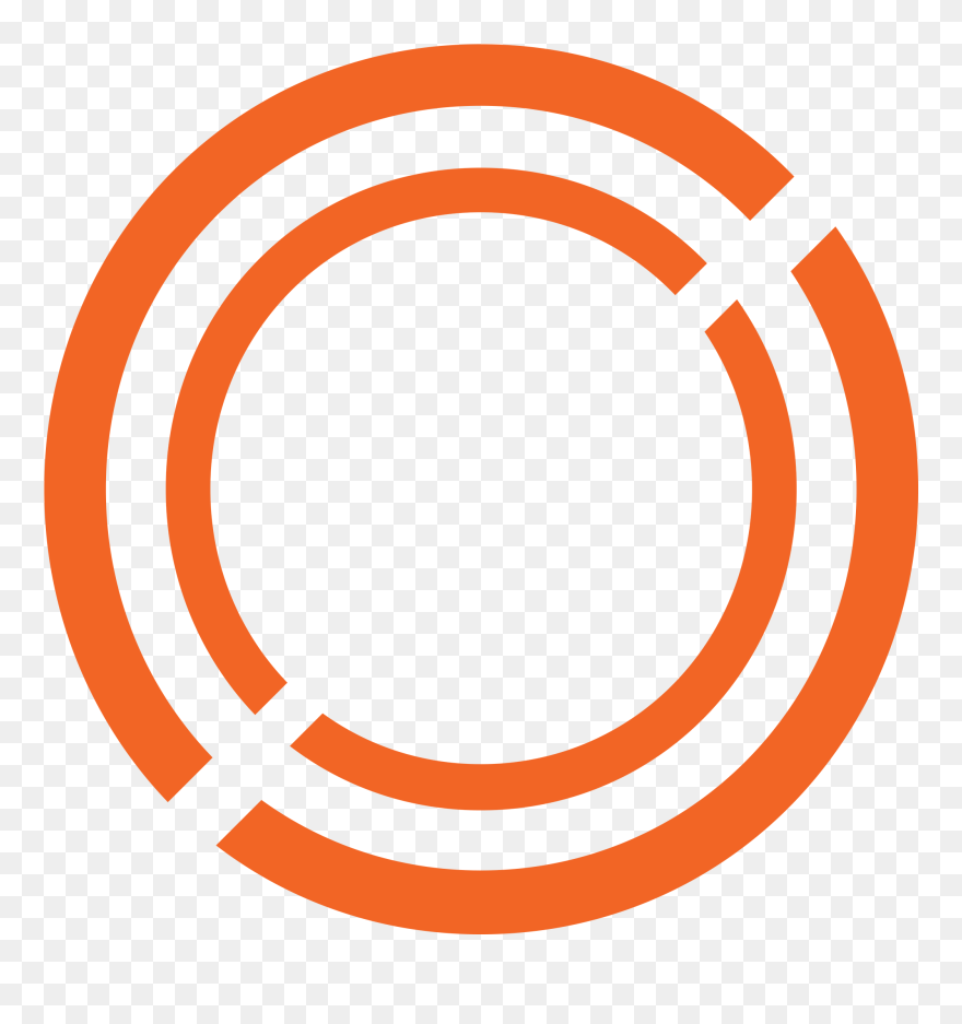 Orange Double Circle Png Clipart