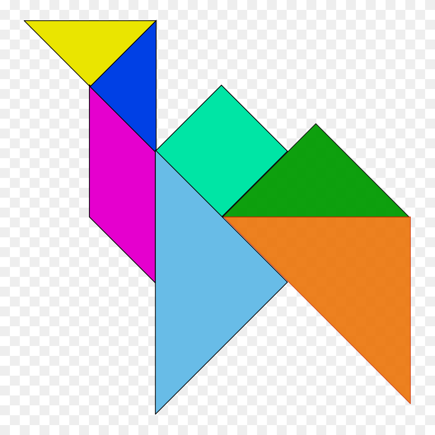 Camello Tangram Clipart