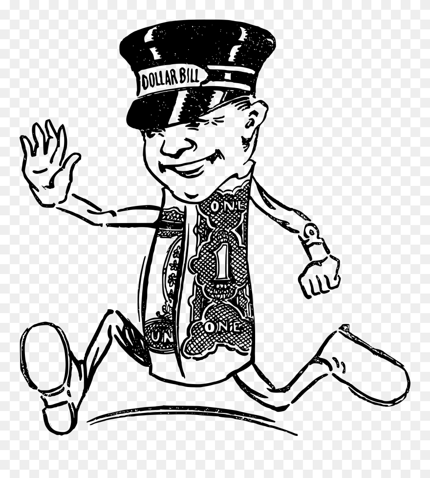 Collection Of Free Dollar Drawing Download On Ui Ex - Bill Boy Clipart
