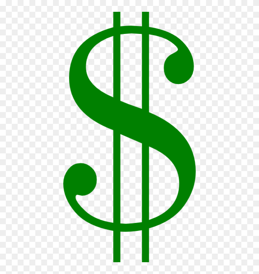 Dollar Icon Clipart Banner Black And White Stock Blank - Money Dollar Sign Png Transparent Png