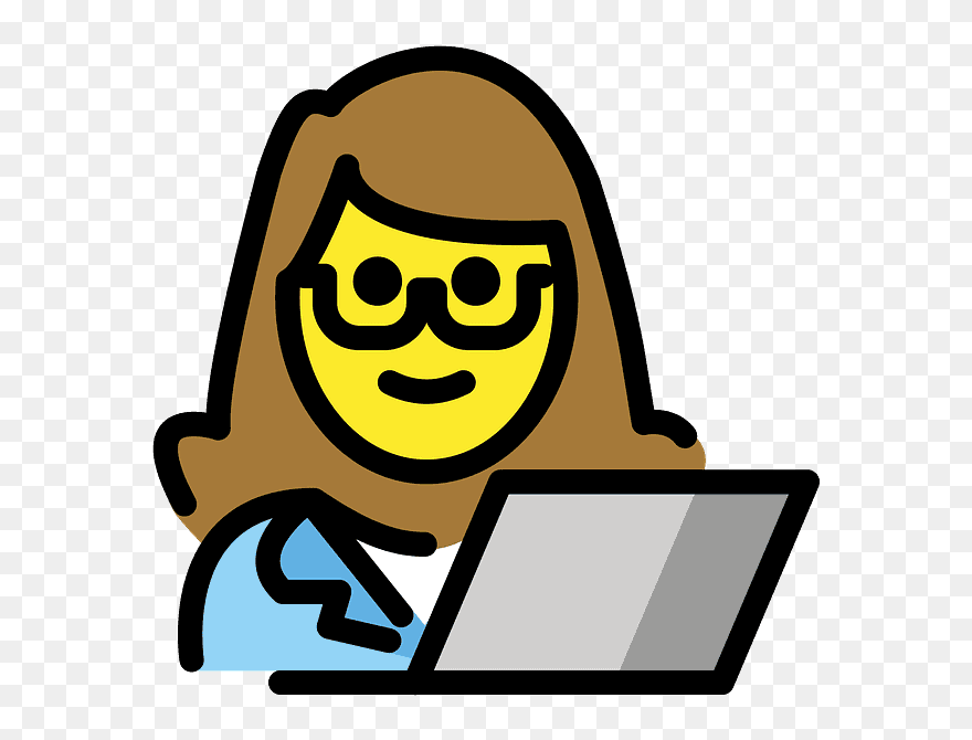 Woman Technologist Emoji Clipart - Clip Art - Png Download