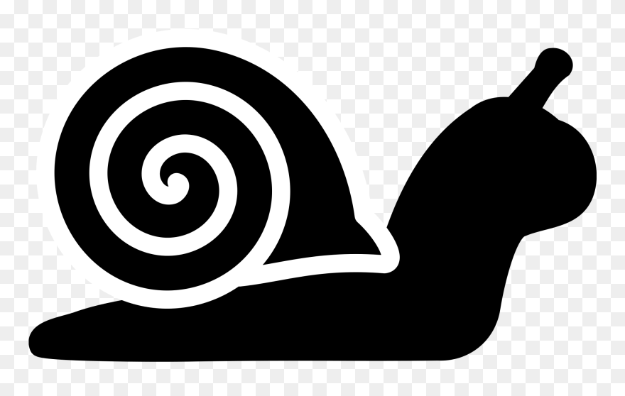 Download Snail Clipart Png Black Transparent Png (#5471317) - PinClipart