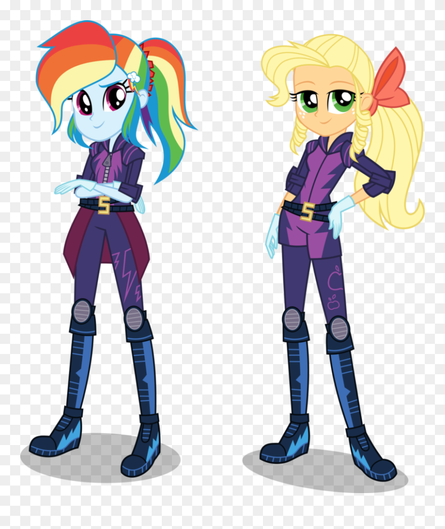 [au] Motocross Rainbow Dash And Apple Jewel By Limedazzle - Mlp Rainbow Dash Au Clipart