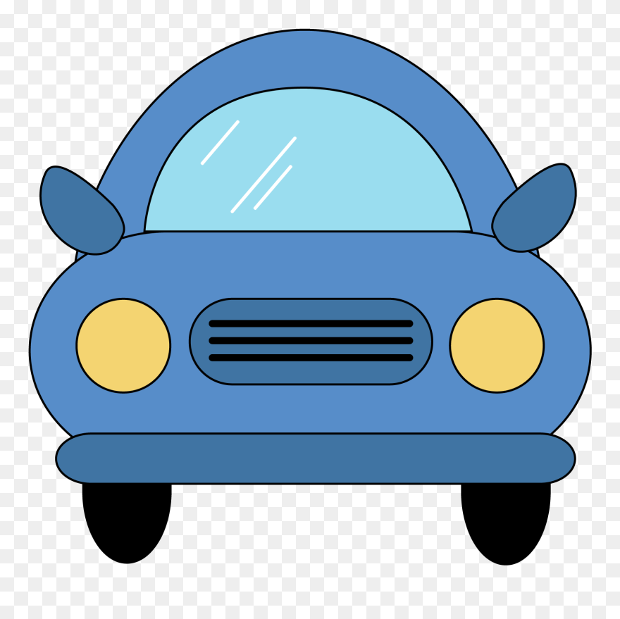 Car Clip Art - Car Front Clipart - Png Download