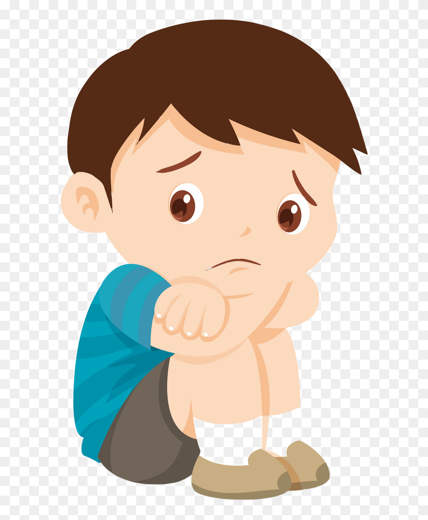Transparent Alone Clipart - Sad Clipart - Png Download