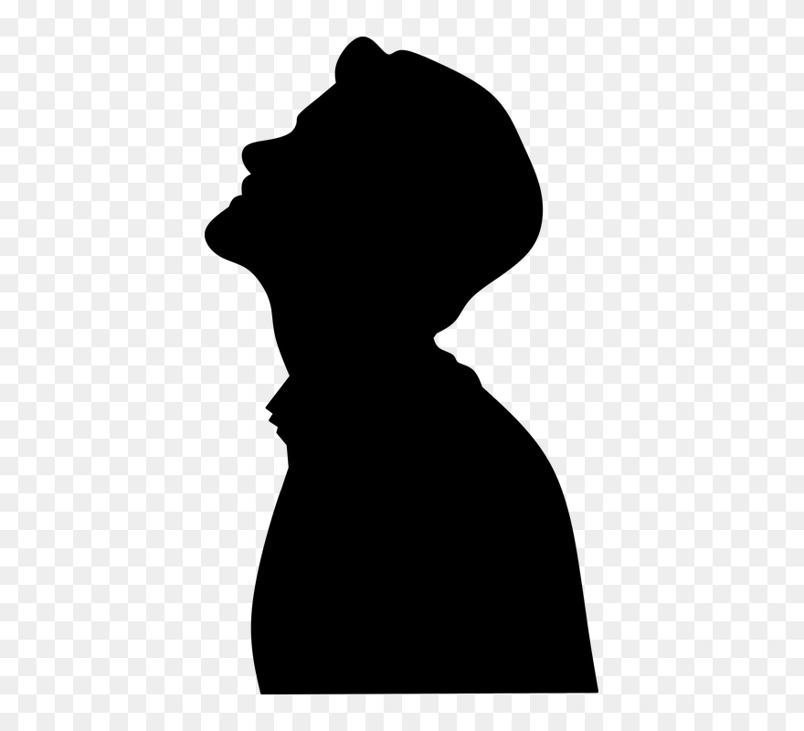 Man Face Silhouette Png Clipart
