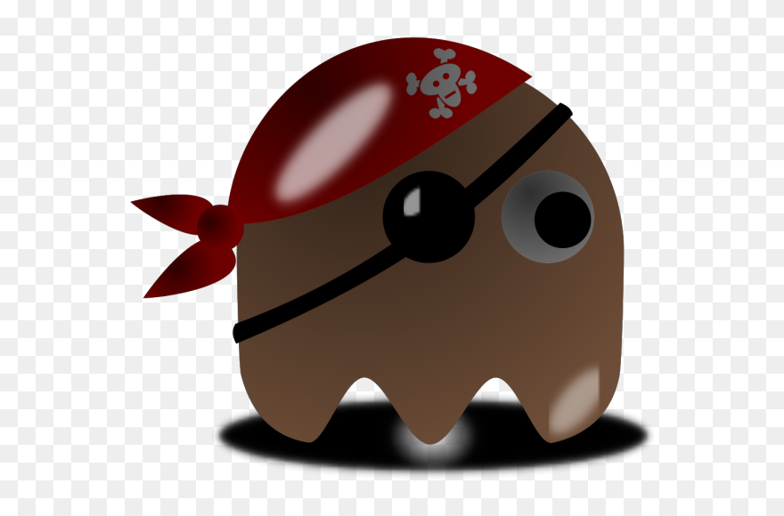 Pcman Game Ghost Png Images - Porcupine Pirates Clipart