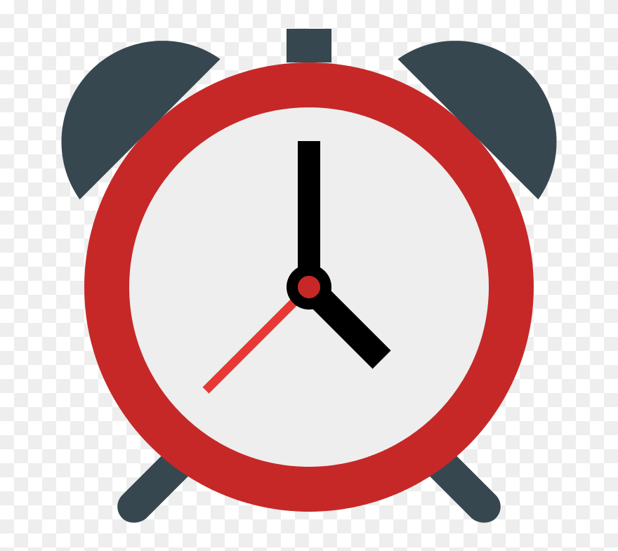 Icons8 Flat Alarm Clock - Transparent Background Icon Alarm Clock Clipart