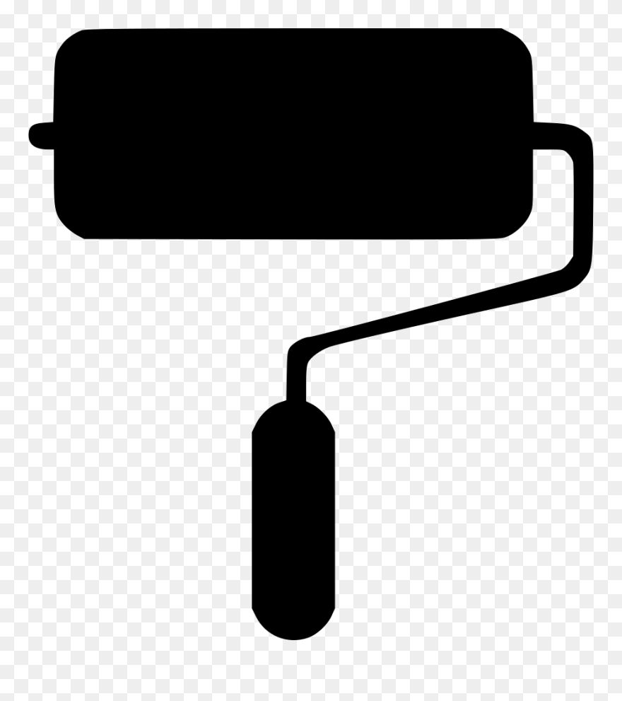 Roller Painting Walls - Wall Painting Icon Clipart