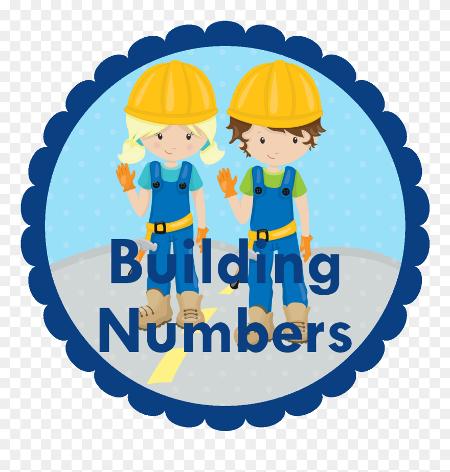 Building Numbers - Cartoon Clipart