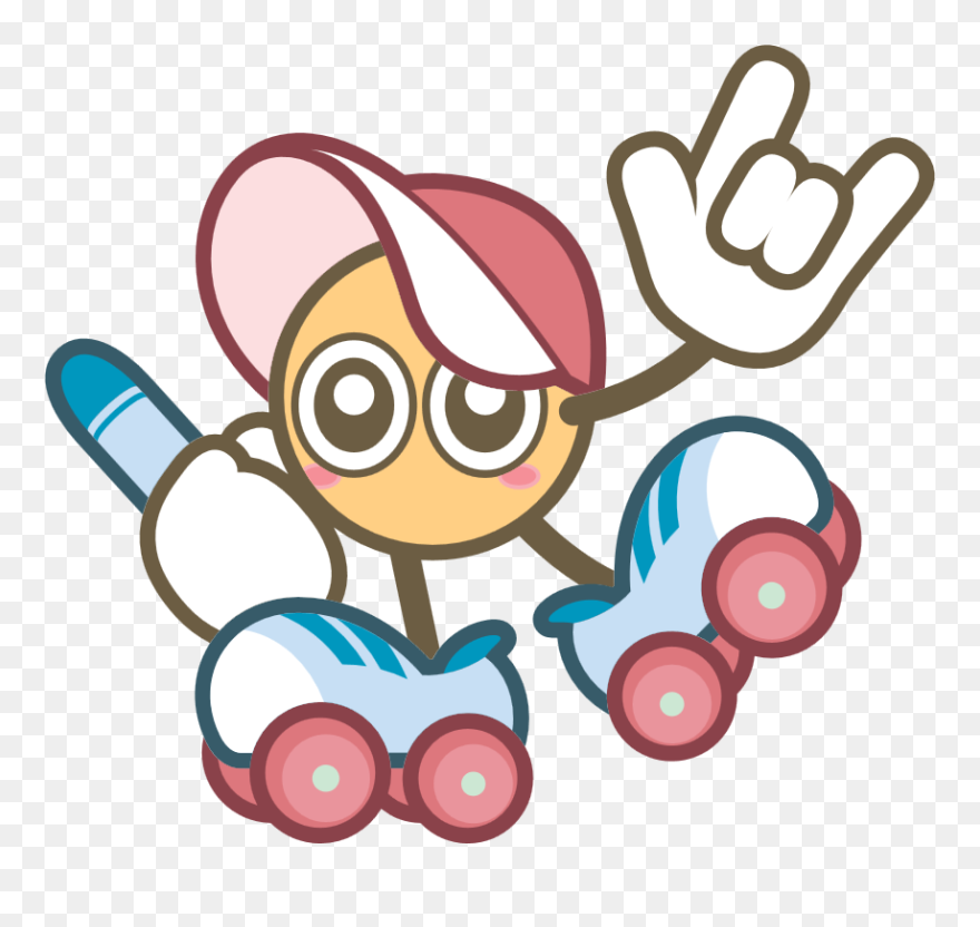 Kirby's Adventure Paint Roller Clipart
