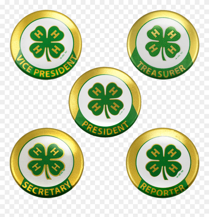 Transparent 4h Clover Clipart - Emblem - Png Download