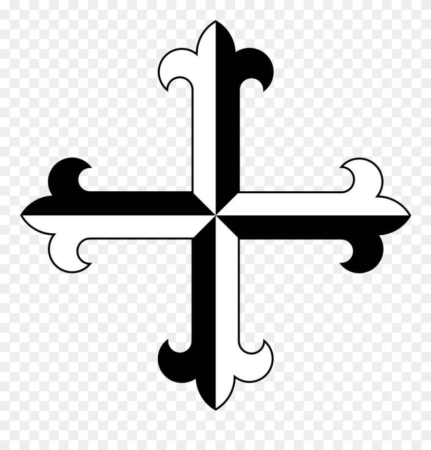 Order Of Preachers Cross Clipart