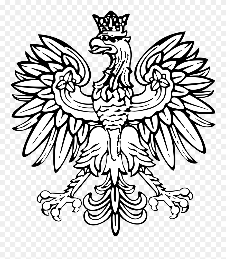 Small Polish Eagle Tattoo Clipart