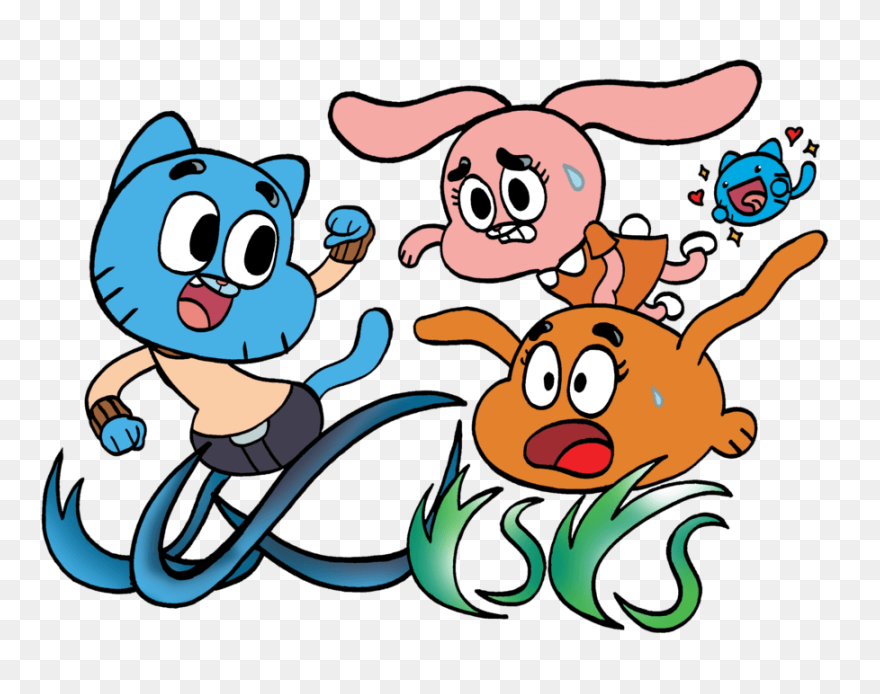 Sonic Clip Art - Darwin Watterson In Water - Png Download