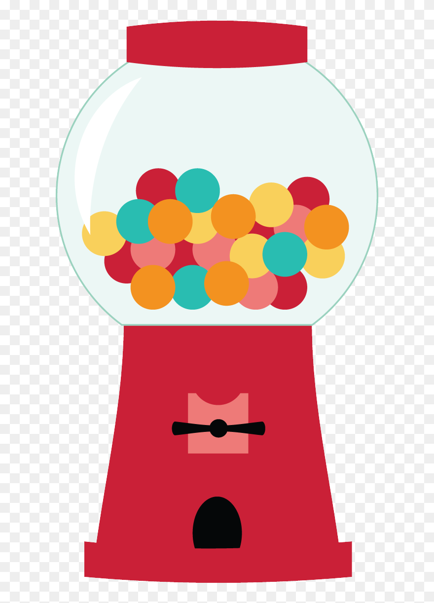 Transparent Clipart Grandparent - Gumball Machine Clip Art - Png Download