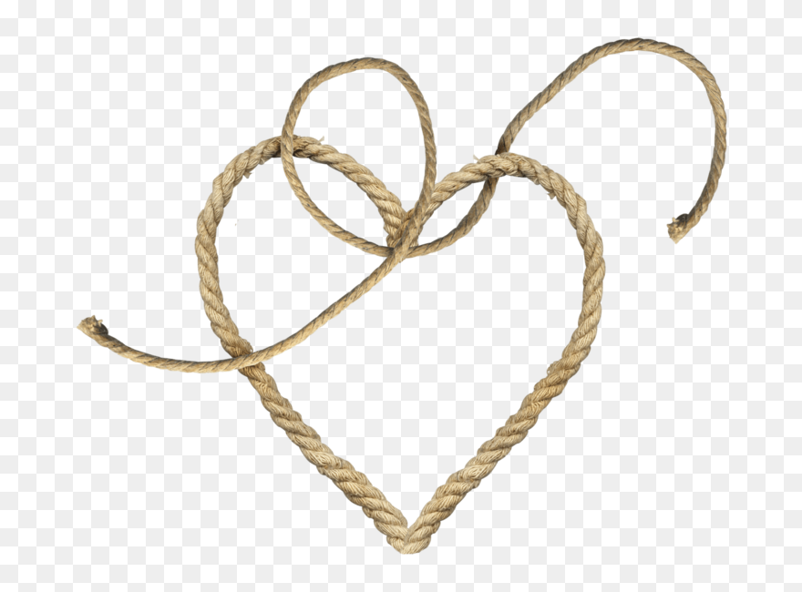 Rope - Heart Rope Png Clipart