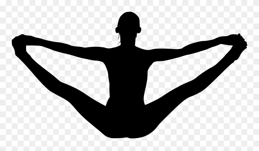 10 Yoga Silhouette - Yoga Clipart