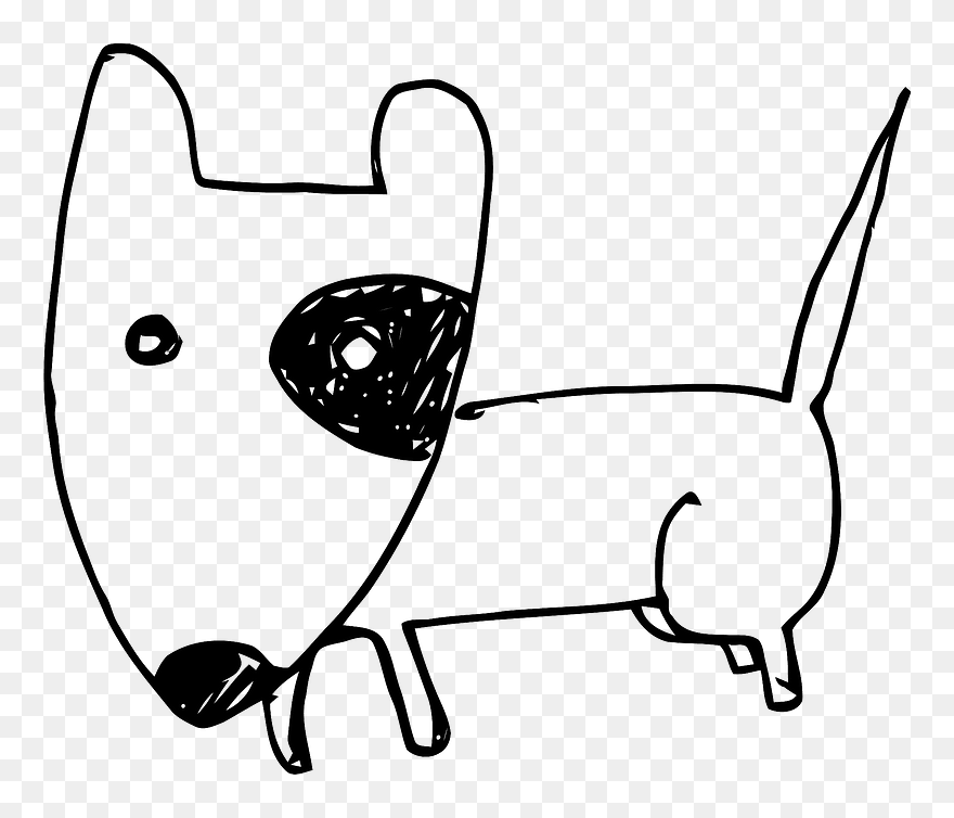 Bull Terrier Clipart - Bull Terrier Svg - Png Download
