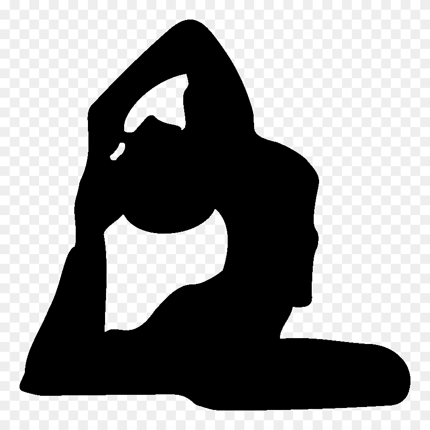 Person Yoga Icon Transparent Background Clipart