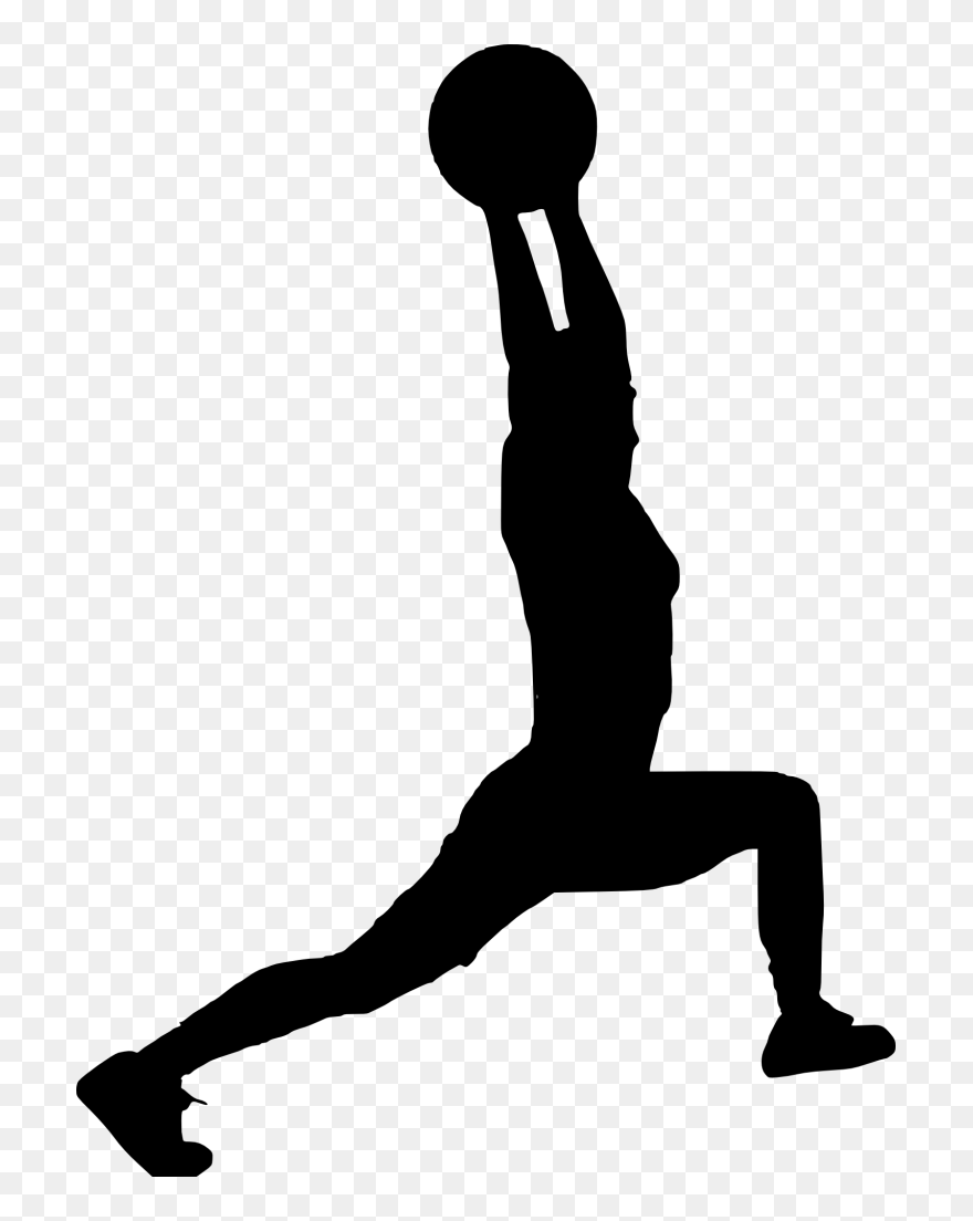 Yoga Clip Exercise - Working Out Silhouette Png Transparent Png