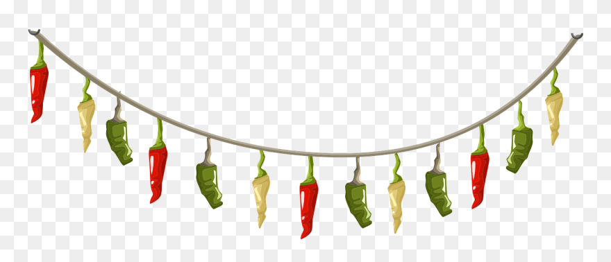 Peppers Spices Hanging Chili Png Image - Chilli Peppers Png Clipart