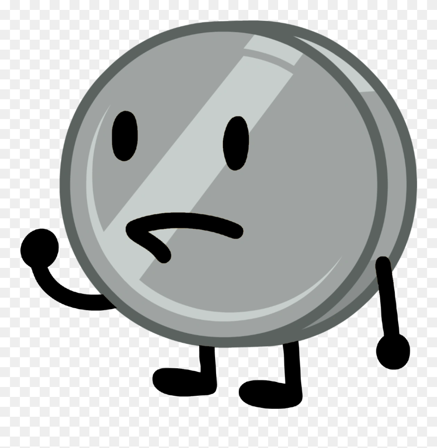 Coiny As Nickel - Battle For Dream Island Coiny Clipart