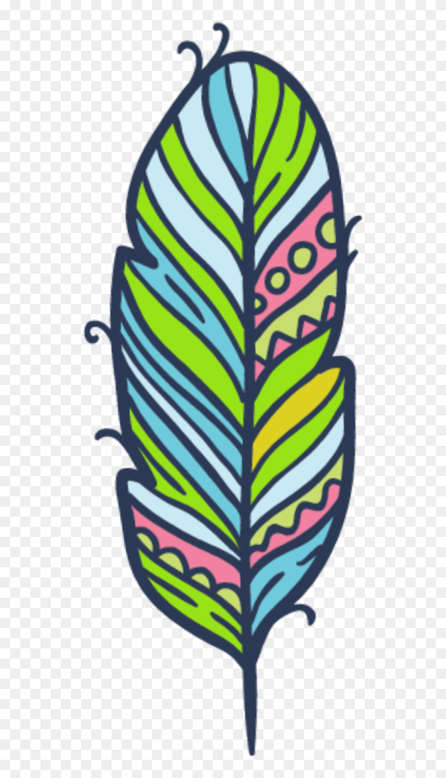 #feather #colourful #boho #bohemian #bohofeathers #featherart Clipart