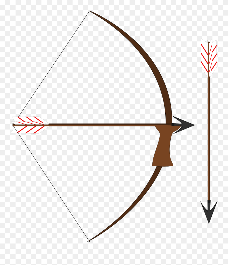 Boho Vector Bow Arrow Graphic - Robin Hoods Bow And Arrow Clipart