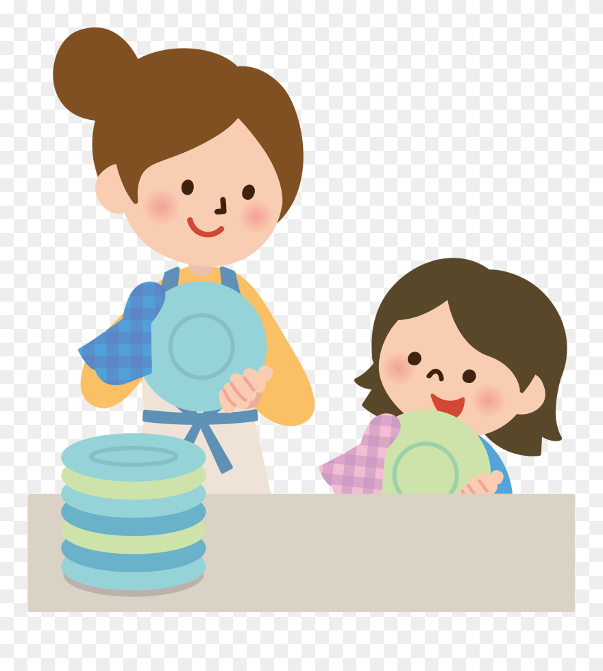 皿 を 洗う イラスト Clipart