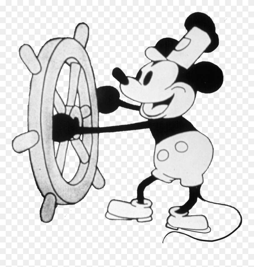 Mickey Mouse Steamboat Willie Transparent Clipart