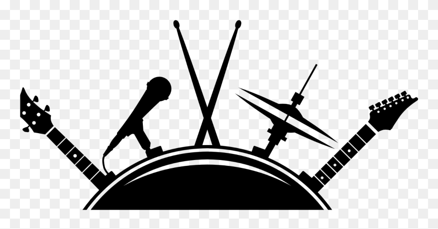 Bass Drums Guitar Lead Vocals - Guitar And Drums Clipart - Png Download