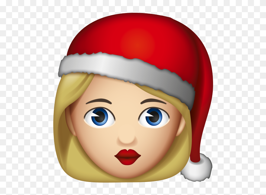 Mrs Santa Claus Emoji Clipart