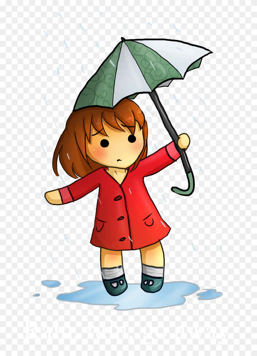 Child Clipart Polite - Clipart Rain Rain Go Away - Png Download