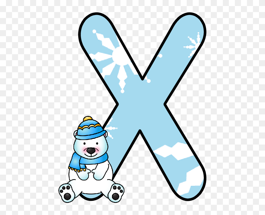 Winter Letter W Clipart - Png Download