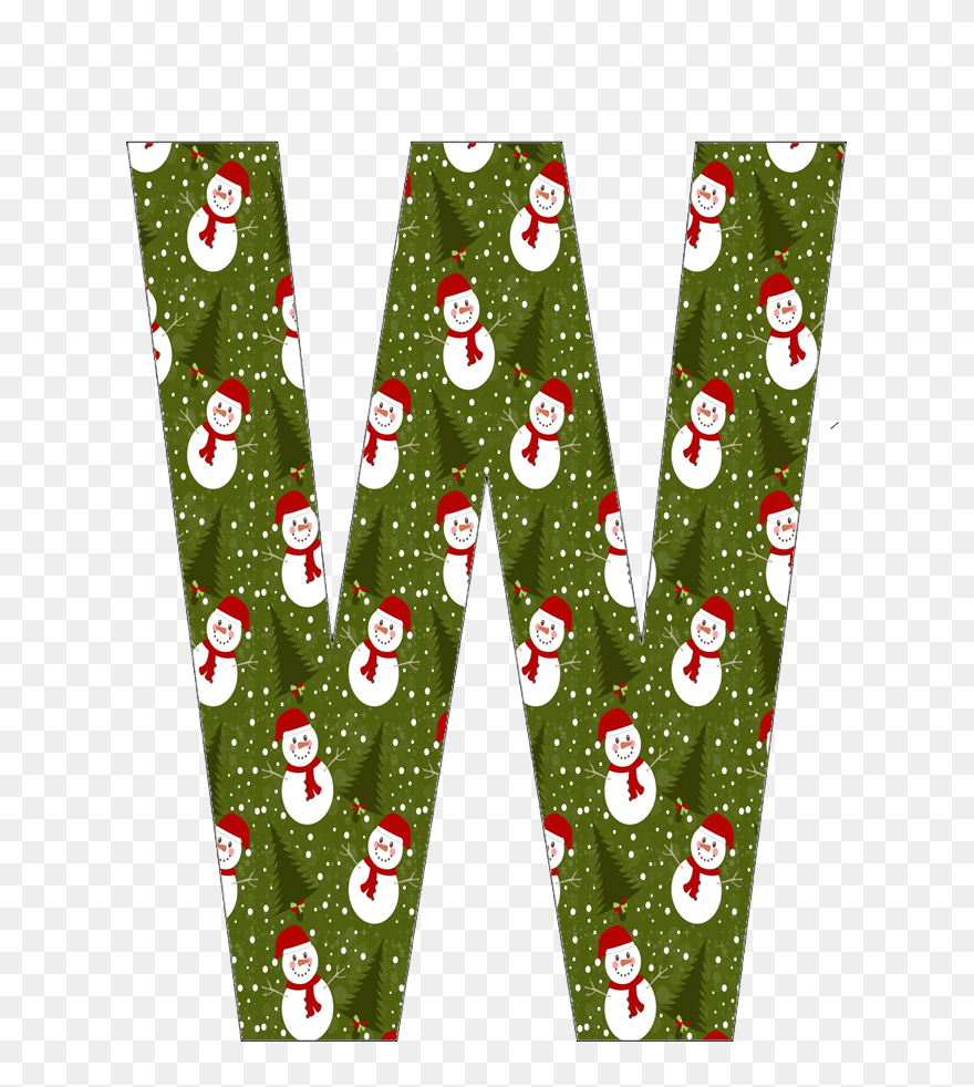 Decoradas Las Letra M Navideña Clipart