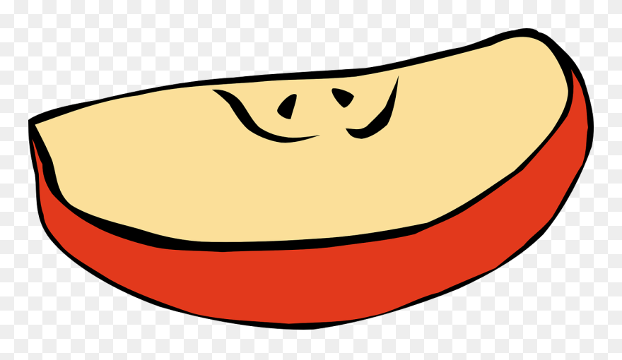 Round Apple Slice Clipart Clip Art Download Onlinelabels - Apple Slice Clipart Png Transparent Png