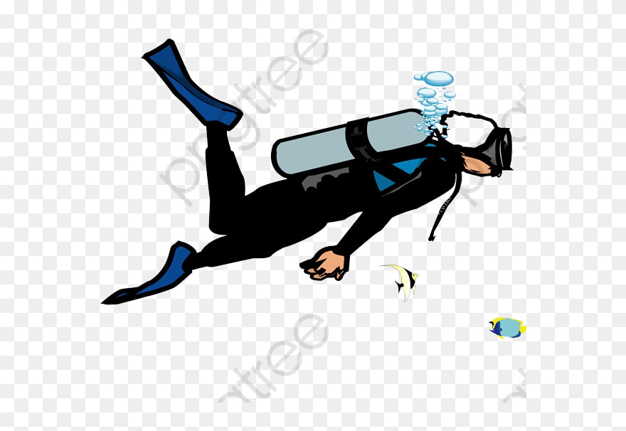 Scuba Diving Scuba Diver Clipart - Png Download