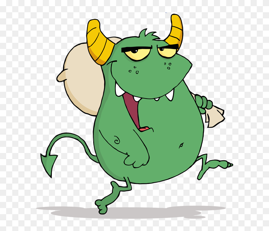 Transparent Monsters Png - Monstruo Morado Feo Clipart