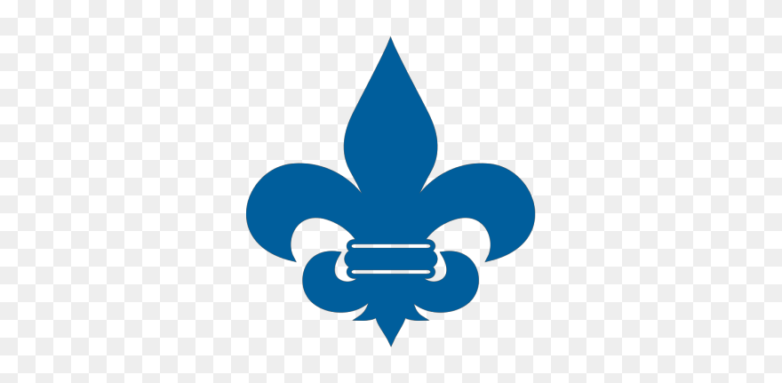 Cub Scout Blue Fleur De Lis Png Images - Fleur De Lis Clip Art Transparent Png