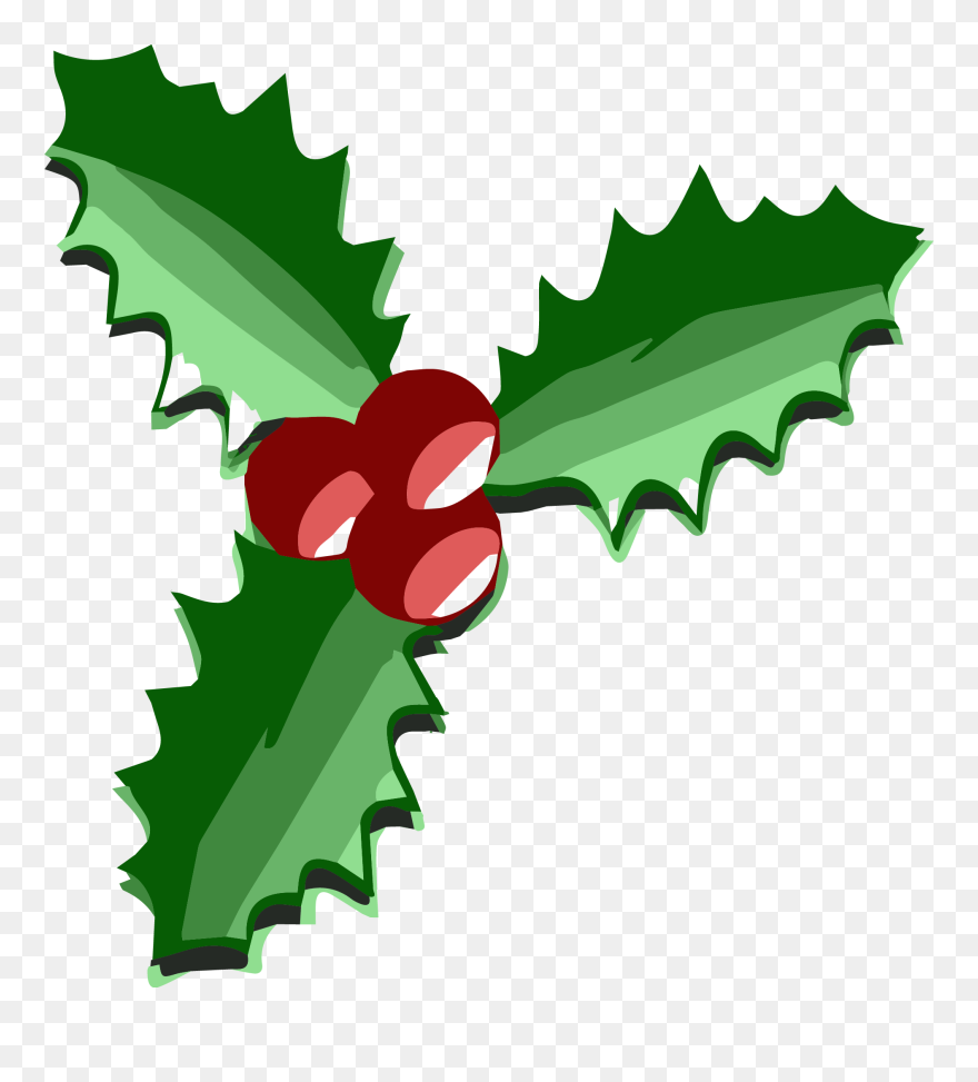 Clipart Christmas Flowers - Png Download