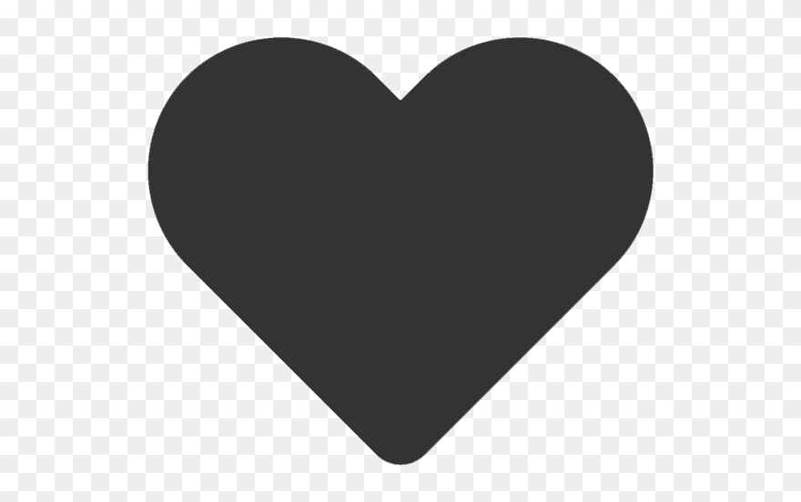 Black Heart Icon Png Clipart