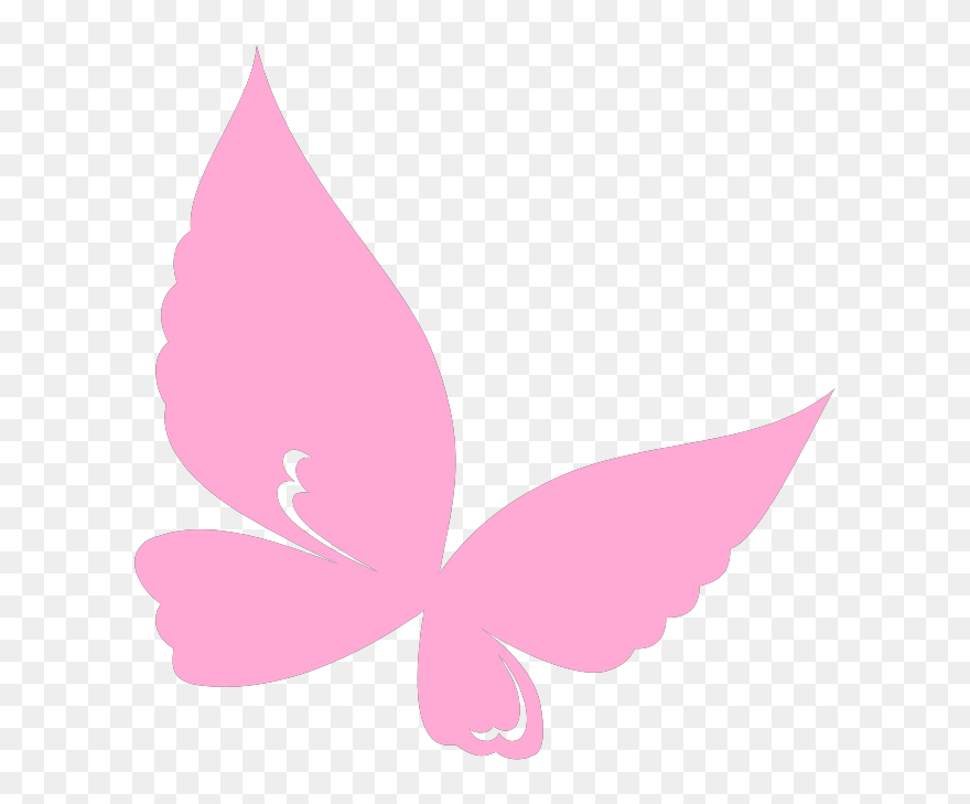Pink Butterfly Svg Clip Arts - Cute Butterfly Clipart Png Transparent Png