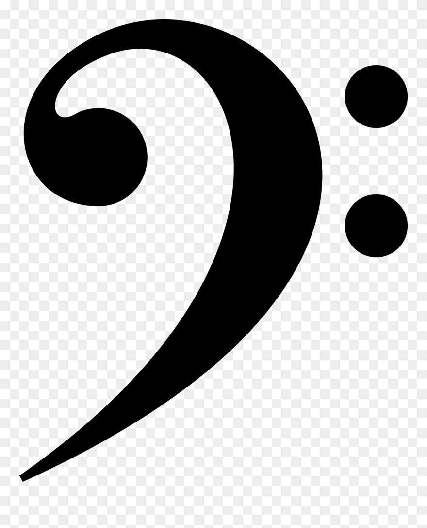 Bass Clef Cutie Mark Clipart